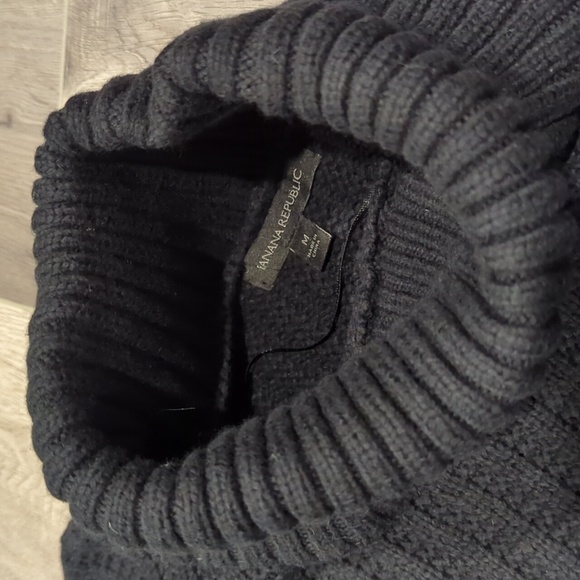 Banana Republic Black Knitted Sweater Dress - Picture 6 of 10